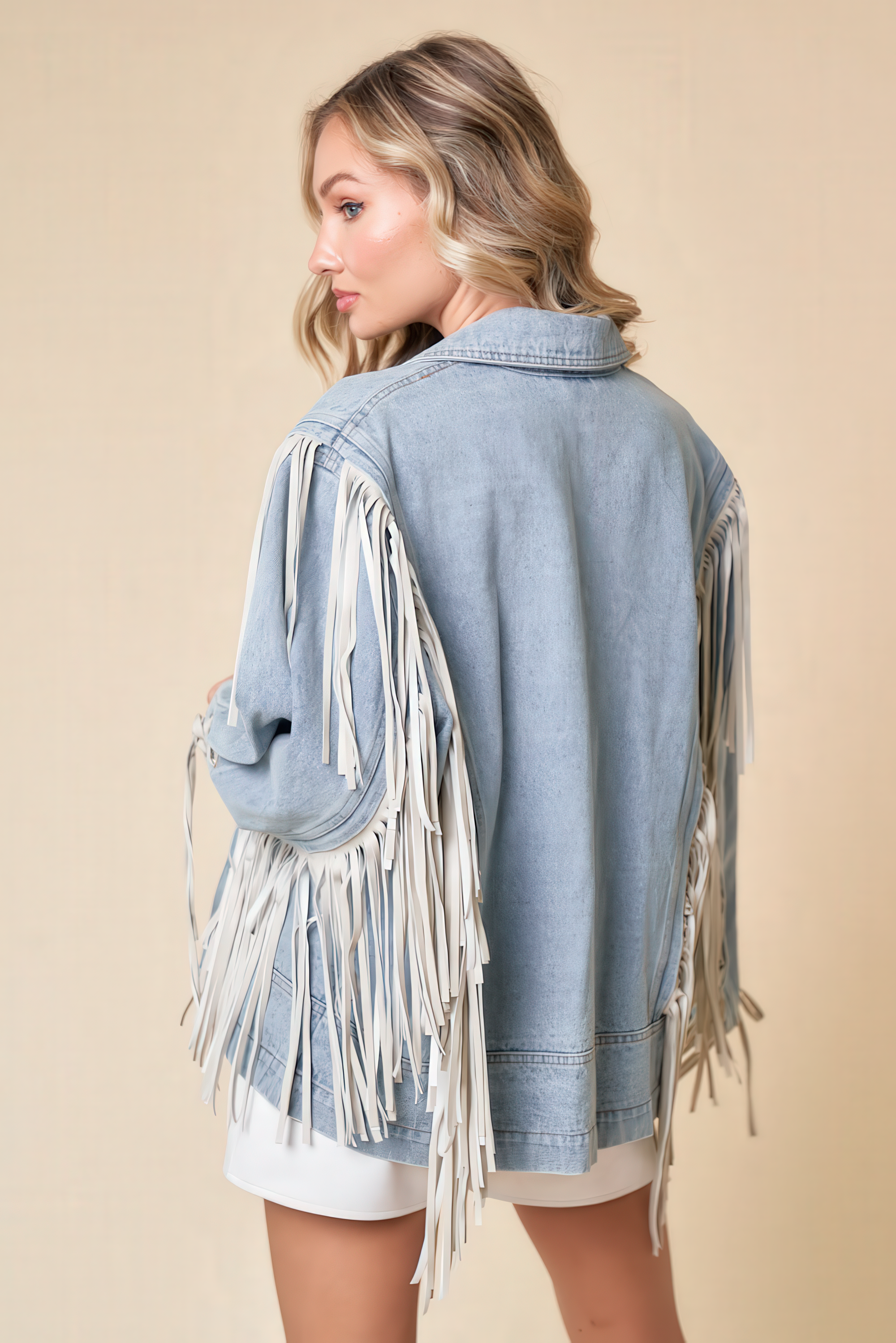 The Fringed Denim Jacket