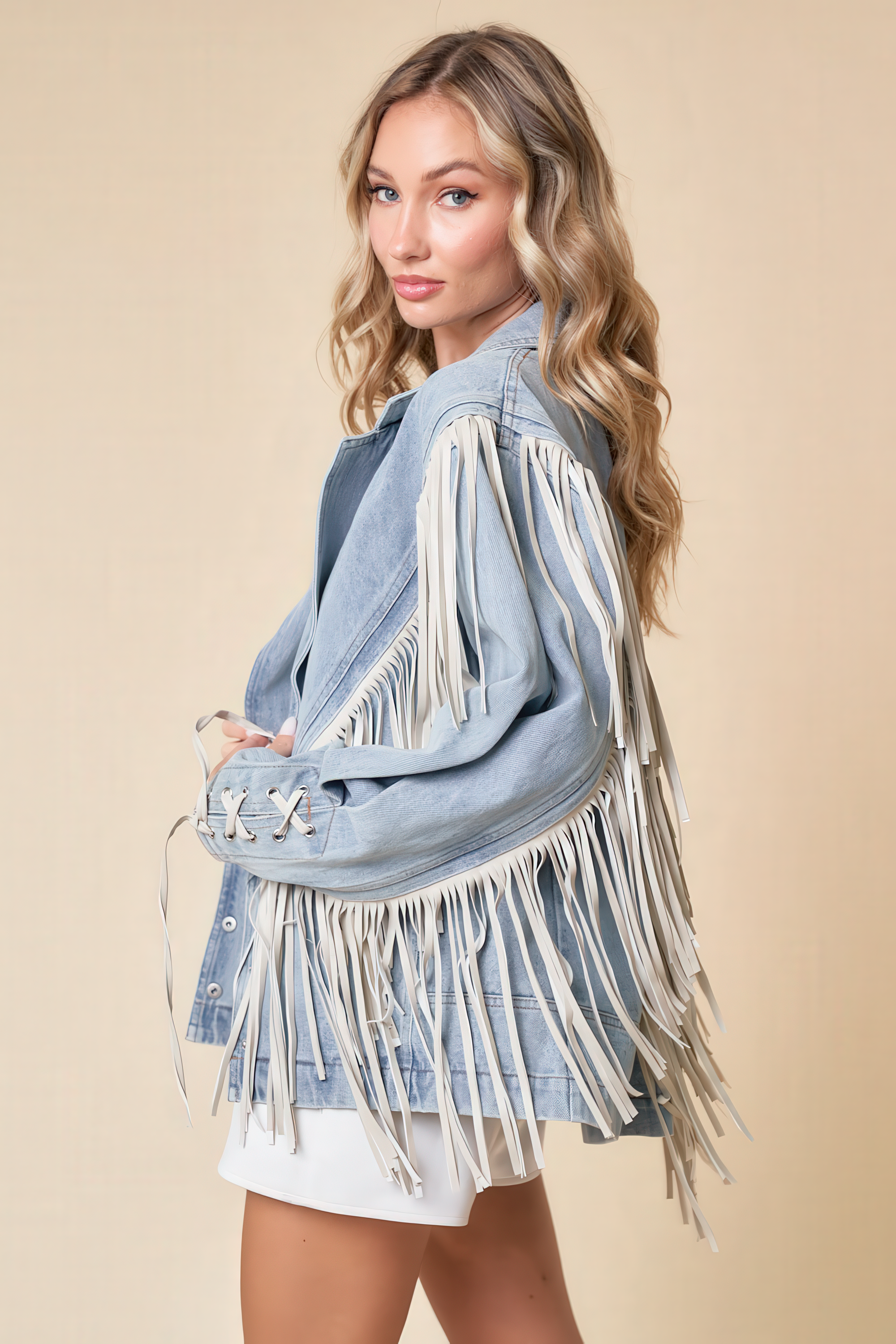 The Fringed Denim Jacket