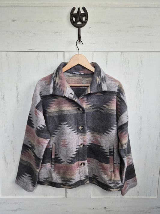 Southwestern Sunset Woven Jacket
